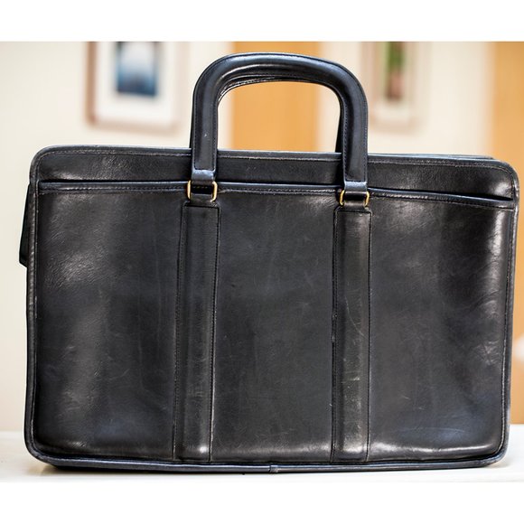Coach Other - Vintage Coach Black Leather Embassy Briefcase